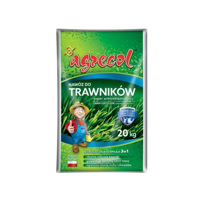 Hortifoska do trawników 3 w 1 20 kg Agrecol