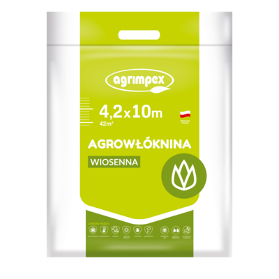 Agrowłóknina hobby wiosenna biała 17g 4,2 x 10 m Agrimpex