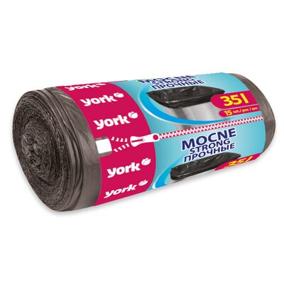Worki na śmieci MOCNE 35 l / 15 sztuk
