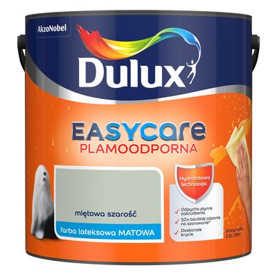 Farba lateksowa EasyCare Plamoodporna Miętowa Szarość 2,5 l Dulux
