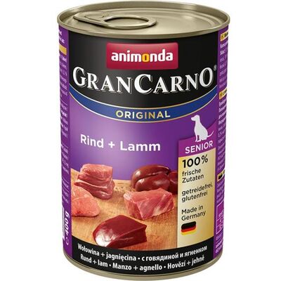Grancarno 400 g SENIOR wołowina + jagnięc ANIMONDA dla psa