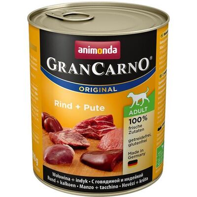 Grancarno 800 g wołowina + indyk ANIMONDA dla psa