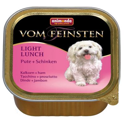 Karma dla psa Vom Feinsten light indyk  szynka 150 g ANIMONDA