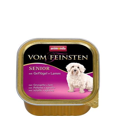Karma dla psa Vom Feinsten SENIOR drób z baraniną 150 g ANIMONDA