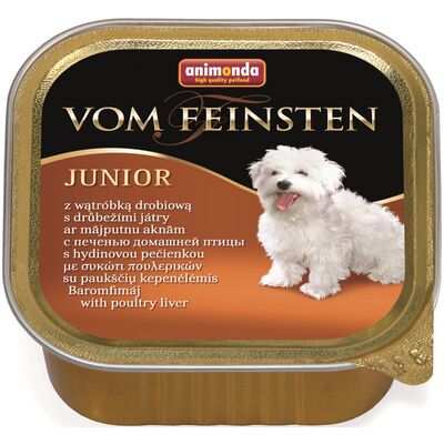 Karma dla psa Vom Feinsten PUPPY wątróbka drobiowy   150 g ANIMONDA