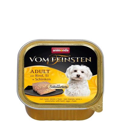 Karma dla psa Vom Feinsten SMAK wołowina  jaja szynka 150 g ANIMONDA