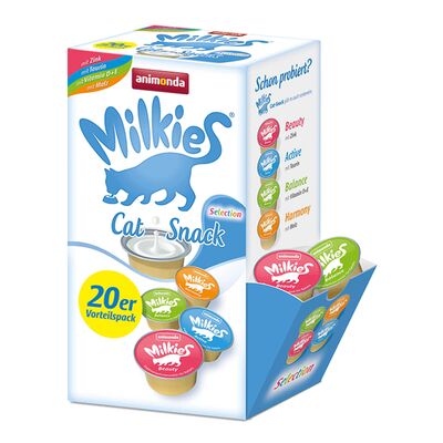 Mleko Milkies Selection 20 x 15 g MIX ANIMONDA dla kota