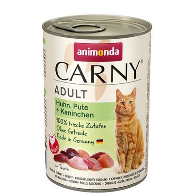 Carny 400 g kurczak indyk królik ANIMONDA kot