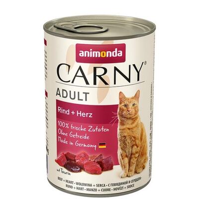 Carny 400 g wołowina z sercami ANIMONDA kot