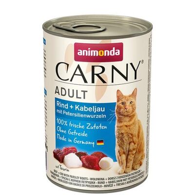 Carny 400 g wołowina dorsz pietruszka ANIMONDA kot
