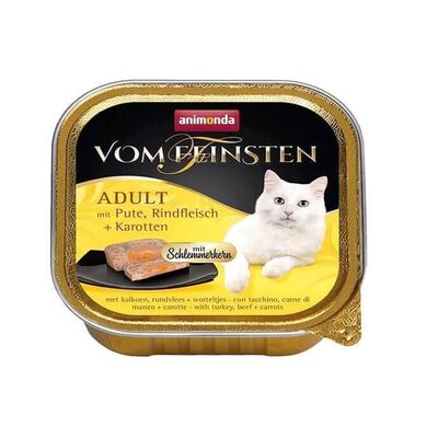 Karma dla kota Vom Feinsten ADULT kurczak  wołowina marchew 100 g ANIMONDA