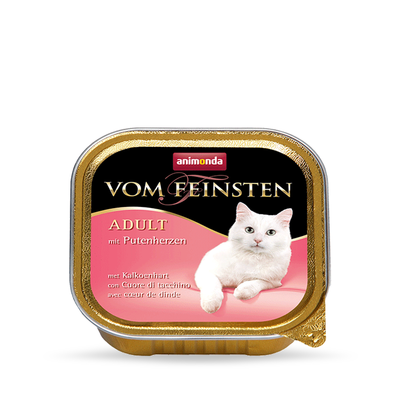 Karma dla kota Vom Feinsten CLASSIC z sercami indyczymi 100 g ANIMONDA
