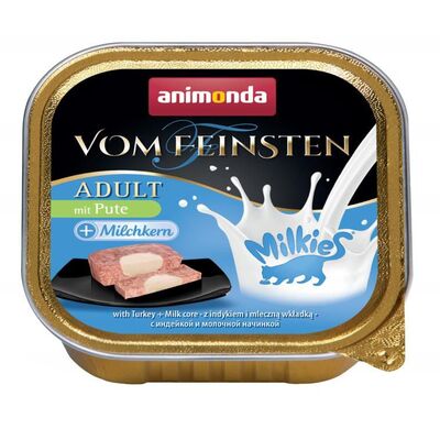 Karma dla kota Vom Feinsten MILKIES indyk + farsz mleczny 100 g ANIMONDA
