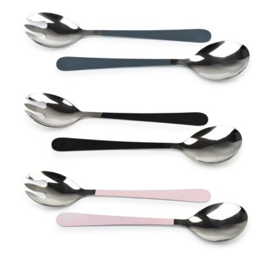 Sztućce do sałaty 28,5 cm RAF STEEL COOKINI mix kolorów
