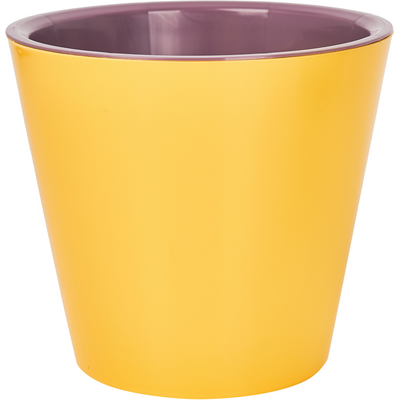 Osłonka plastikowa z doniczką wewnętrzną London 230 mm/5 l dojrzała gruszka