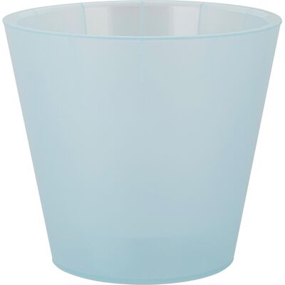 Doniczka plastikowa LONDON Orchidea z osłonką 160 mm/1,6 l niebieski perłowy