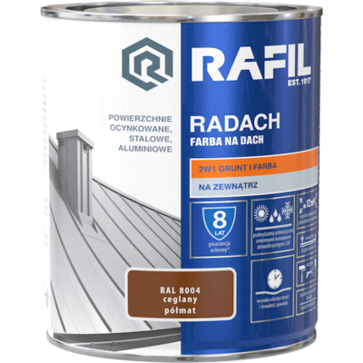 Farba na dach Radach ceglany 0,75 l