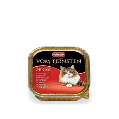 Karma dla kota Vom Feinsten SENIOR wołowina 100 g ANIMONDA