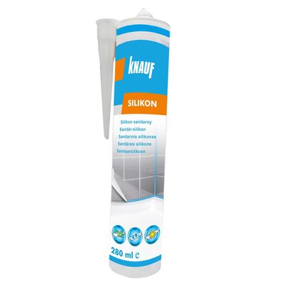 Silikon sanitarny Czarny 280 ml