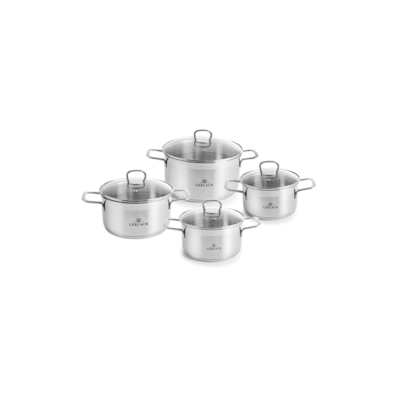 Komplet garnków Brava 8 elementów indukcja GERLACH