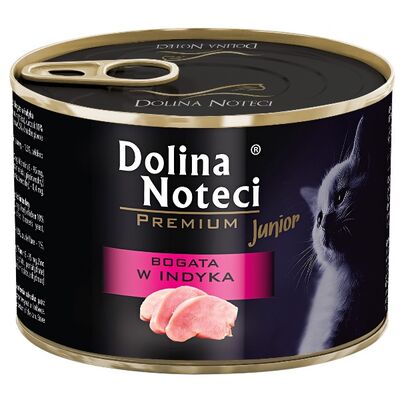 Karma mokra 185 g Junior indyk Dolina Noteci Kot