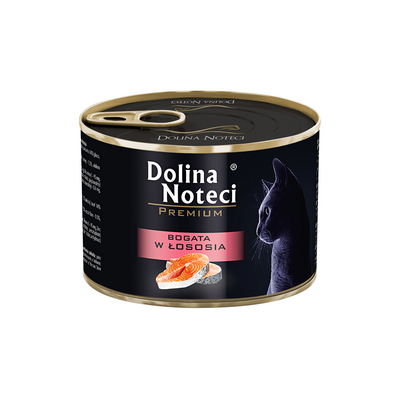 Karma mokra 185 g łosoś Dolina Noteci Kot