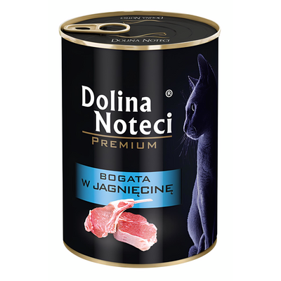 Karma mokra 400 g jagnięcina Dolina Noteci Kot
