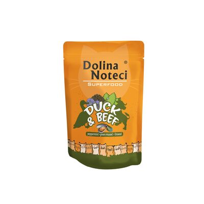 Saszetka Superfood 85 g kaczka i wołowina Dolina Noteci Kot