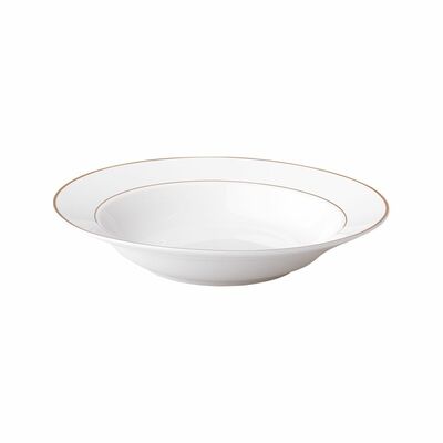 Talerz do zupy 23 cm Aura Ambition Gold