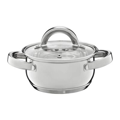 Garnek 14 cm 1,1 l ze szklaną pokrywką AMBITION