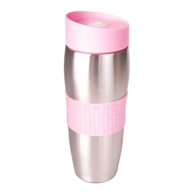 Kubek termiczny 400 ml różowy