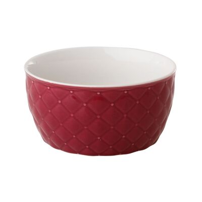 Salaterka pikowana Glamour 13,5 cm ciemnoróżowa AMBITION