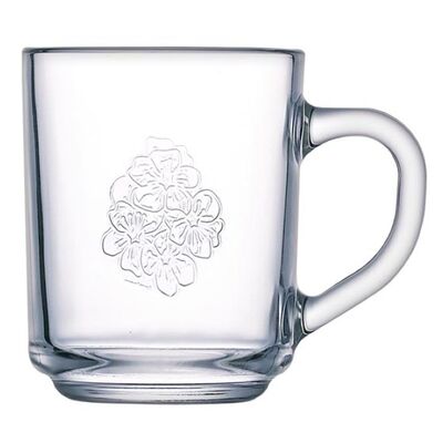 Kubek szklany hartowany Floral 250 ml LUMINARC