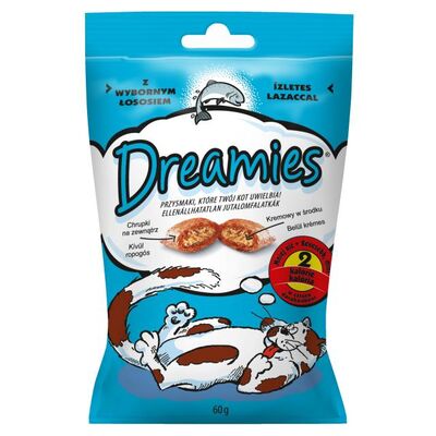 Przysmak dla kota z łososiem 60 g Dreamies
