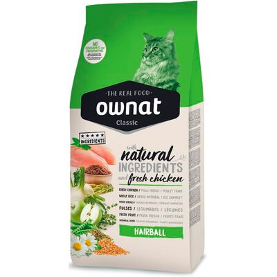 Karma kot CLASSIC Hairball 4 kg OWNAT