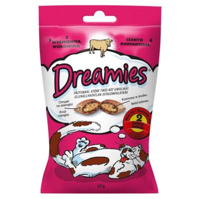 Przysmak dla kota z wołowiną 60 g Dreamies