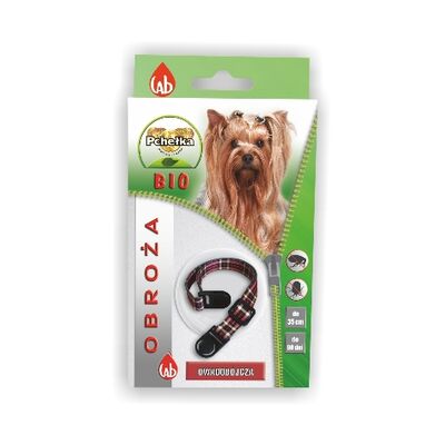 Obroża BIO pies pasożyty 35 cm PCHEŁKA