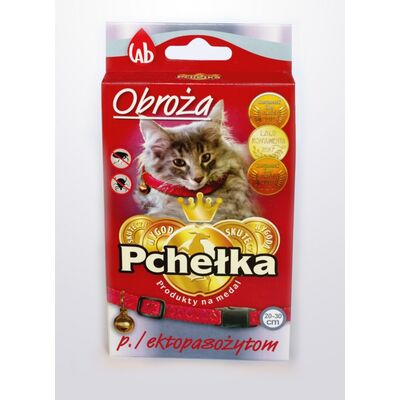 Obroża kot pasożyty ODBLASK + DZWONEK PCHEŁKA