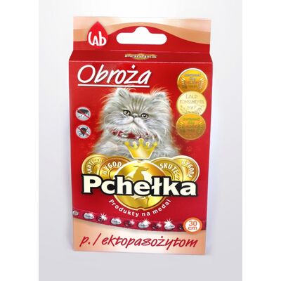Obroża kot pasożyty KAMIEŃ + GUMKA PCHEŁKA