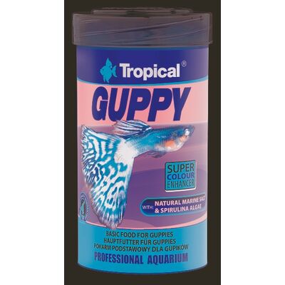 Pokarm guppy 250 ml 50 g dla gupików Tropical
