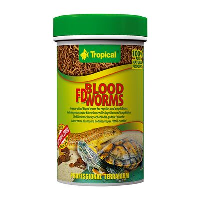 Pokarm terra fd blood worms 100 ml 7g Tropical