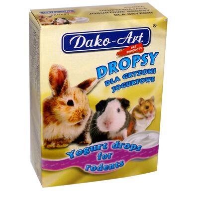 Dropsy jogurtowe Dako-Art 75 g pokarm dla gryzoni królików