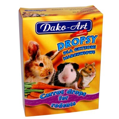 Dropsy marchwiowe Dako-Art 75 g pokarm dla gryzoni królików