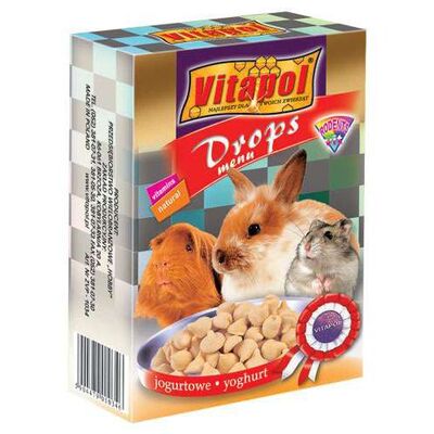 Vitapol dropsy dla gryzoni jogurtowe 75 g