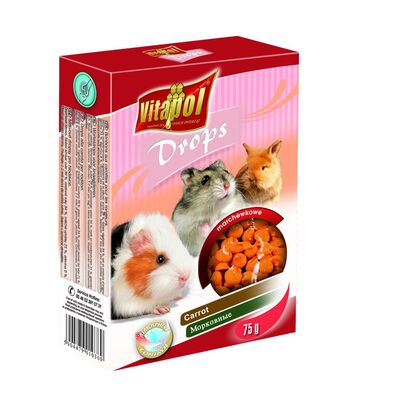 Vitapol dropsy dla gryzoni marchewka 75 g