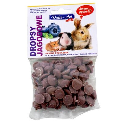 Zawieszka dropsy gryzoń jagodowe 75 g