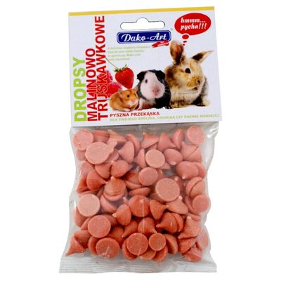 Zawieszka dropsy gryzoń malin-truskaw 75 g