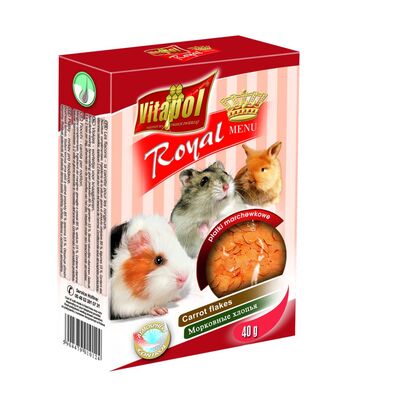 Pokarm dla gryzoni Vitapol menu 40 g płatki marchewka
