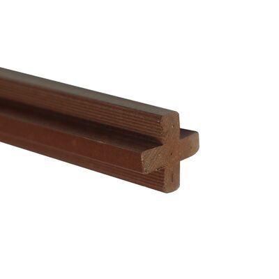 Łącznik krzyżak WPC jasny brąz 240 x 2 x 2 cm Winfloor