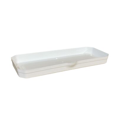 Podstawka do skrzynki balkonowej 40 cm  biała